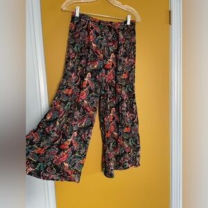 Free People Paisley Flowy Pants